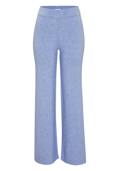 Bild: Loungehose von LASCANA: Strickhose von Lascana mit weitem Bein und elastischem Bund. Glatt gestrickte, weiche Qualität.