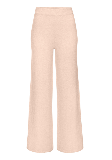 Bild: Loungehose von LASCANA: Strickhose von Lascana mit weitem Bein und elastischem Bund. Glatt gestrickte, weiche Qualität.