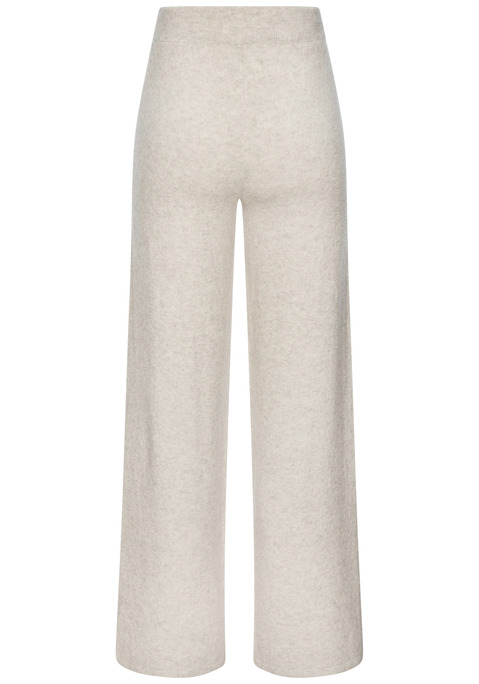 Bild: Loungehose von LASCANA: Strickhose von Lascana mit weitem Bein und elastischem Bund. Glatt gestrickte, weiche Qualität.