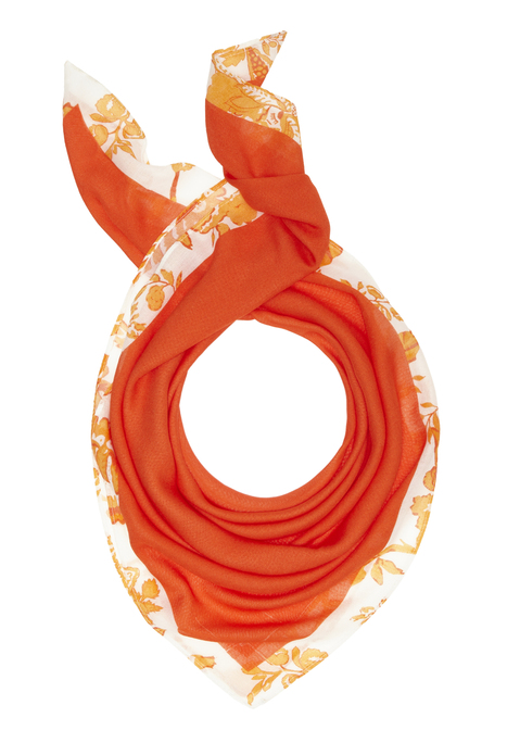 Bild: Modetuch von LASCANA: Nickituch von Lascana in modischem Design: unifarben und mit bedruckter Einfassung. Vielseitig zu stylen und zu kombinieren, auch als Haar-Accessoire. Aus weicher, hochwertiger Viskose.