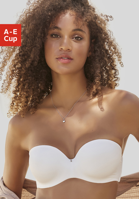 Bild: Multiway-BH von LASCANA: Basic Schalen-BH mit verschiedenen zeichnet sich ab. Eingearbeitetes Padding für ein tolles Dekolleté. Aus angenehm weicher Microfaser Trägervarianten. Nahtlos vorgeformte Cups - nichts Qualität. Mit Liebe & Leidenschaft in Hamburg kreiert. Aus 60% Polyamid, 35% Polyester, 5% Elasthan.