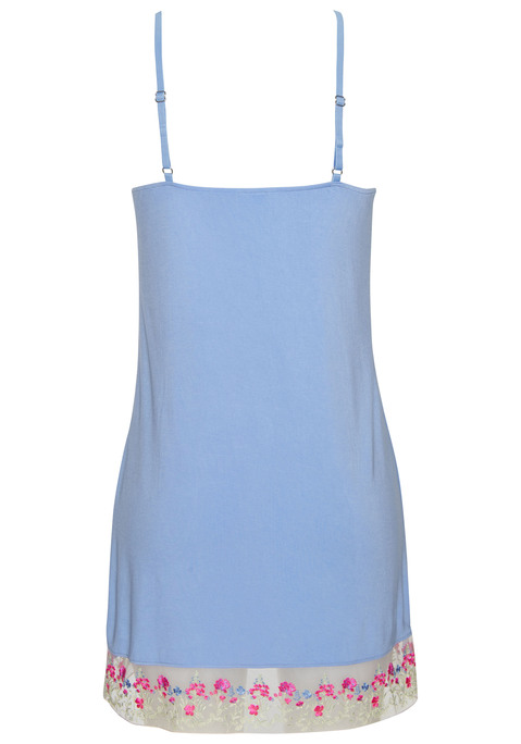 Bild: Negligé von LASCANA: Leichtes Negligé von Lascana mit schönen Spitzeneinsätzen und verstellbaren Trägern. Weiche Viskosequalität für ein angenehmes Tragegefühl.