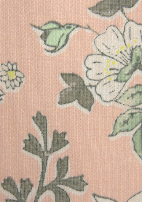 Bild: Negligé von LASCANA: Neglige' mit allover Print und kontrastfarbenen Ausschnittdetails und schmalen Trägern. Angenehme Viskosequalität.