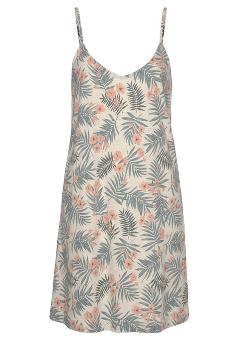 Bild: Negligé von LASCANA: Kurzes Neglige' mit schönem V-Ausschnitt und verstellbaren Spaghettiträgern. Angenehme Baumwollqualität.