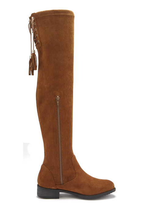 LASCANA Overkneestiefel Damen camel Gr.36