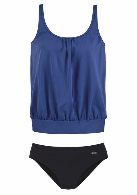 LASCANA Oversize-Tankini Damen blau Gr.58