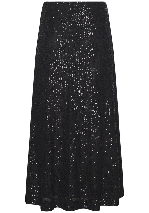 Bild: Paillettenrock von LASCANA: Schimmernder Paillettenrock von Lascana mit elastischem Gummibund. Leicht ausgestellte Passform und kniebedeckend für angenehmen Tragekomfort. Gefütterte, elastische Qualität.