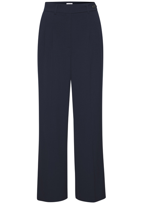 Bild: Palazzohose von LASCANA: Unifarbene Palazzohose von Lascana mit modischen Bundfalten, Eingrifftaschen vorn und Ziertaschen hinten. Weiter Schnitt. Angenehm an warmen Tagen. Weich fließende Webware.