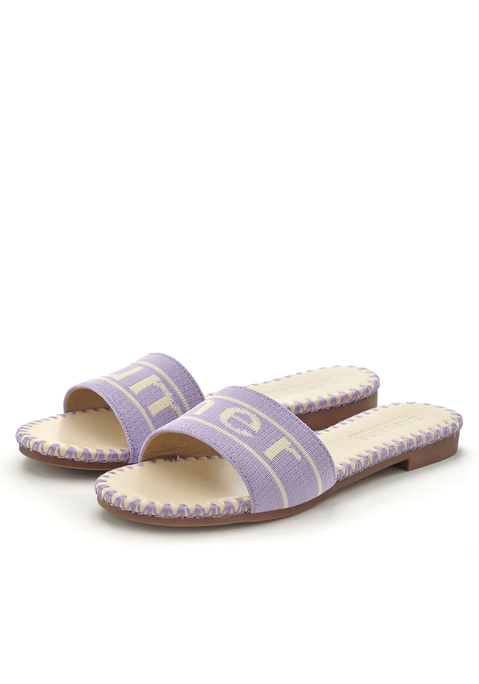 Bild: Pantolette von LASCANA: Pantolette VEGAN von LASCANA. Obermaterial aus Textil. Futter und Decksohle aus Lederimitat. Laufsohle aus Synthetik.