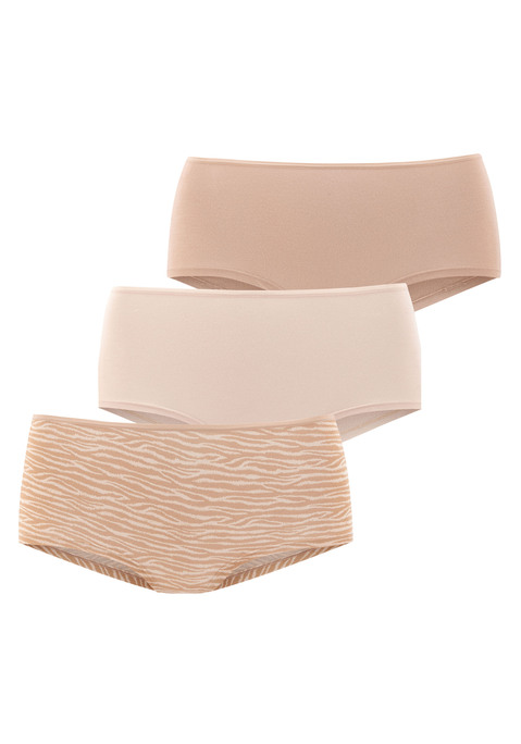 Bild: Panty von LASCANA: Lascana Pantys im 3er-Pack. Mit flachen, elastischen Abschlüssen für eine bequeme Passform. Aus weicher, anschmiegsamer Modal-Qualität.