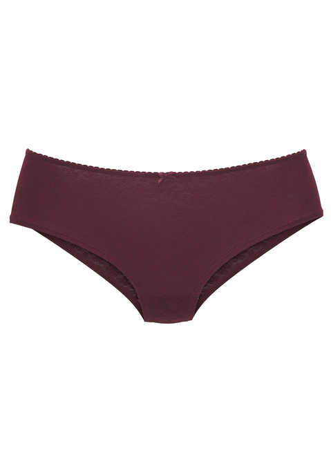 Bild: Panty von LASCANA: Verspielte Panty mit feiner Zierschleife in der vorderen Mitte. Rundherum aus zarter, blumiger Spitze. Vorne blickdicht unterlegt. Mit eingearbeitetem Baumwollzwickel. Passender BH aus der gleichen Serie erhältlich. Aus 78% Polyamid, 22% Elasthan.