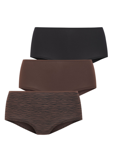 Bild: Panty von LASCANA: Lascana Pantys im 3er-Pack. Mit flachen, elastischen Abschlüssen für eine bequeme Passform. Aus weicher, anschmiegsamer Modal-Qualität.