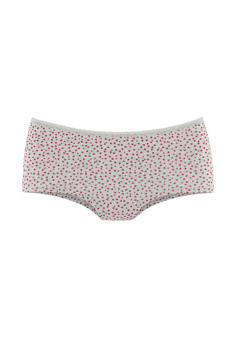 Bild: Panty von LASCANA: Pantys im 5er-Pack von Lascana. In der bezaubernden Valentinstags-Edition. Mit süßen Herzchen-Prints und Spitzendetails. Aus weicher, elastischer Baumwoll-Qualität.