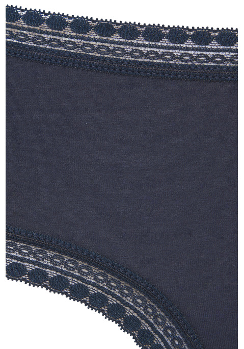 Bild: Panty von LASCANA: Lascana Pantys im 3er-Pack. Mit grafischer Spitze an Taillen- und Beinabschlüssen. Allover bedruckt und uni in einer Packung.