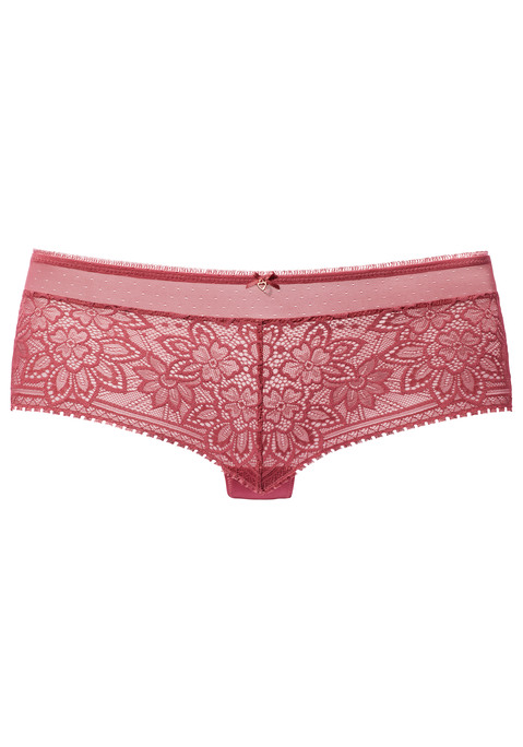Bild: Panty von LASCANA: Verspielte Panty mit feiner Zierschleife und hübschem Herzaccessoire vorne mittig. Aus leicht transparenter, blumiger Jacquardspitze. Mit eingearbeitetem Baumwollzwickel. Passende BHs aus der gleichen Serie erhältlich. Mit Spitze, die anteilig recyceltes Polyamid enthält. Aus 89% Polyamid, 11% Elasthan.