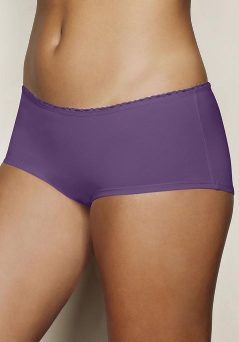 Bild: Panty von LASCANA: Pantys im 5er-Pack von Lascana. In der bezaubernden Valentinstags-Edition. Mit süßen Herzchen-Prints und Spitzendetails. Aus weicher, elastischer Baumwoll-Qualität.