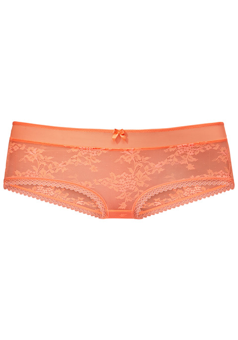 Bild: Panty von LASCANA: Feminine Panty mit feiner Zierschleife vorne mittig. Aus dezent transparenter Jacquardspitze. Mit eingearbeitetem Baumwollzwickel. Passender BH aus der gleichen Serie erhältlich. Mit Liebe & Leidenschaft in Hamburg kreiert. Aus  88% Polyamid, 12% Elasthan.