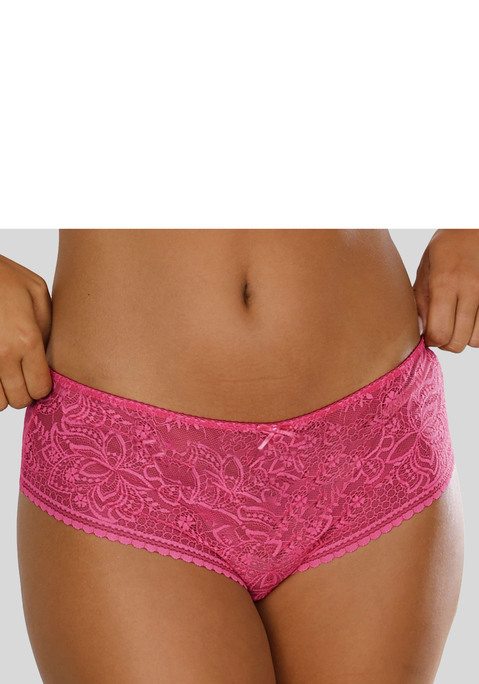 Bild: Panty von LASCANA: Feminine Panty in abdeckender Schnittform. Rundherum aus zarter, dezent transparenter Spitze in blumiger Optik. Mit feiner Zierschleife in der vorderen Mitte. Mit eingearbeitetem Baumwollzwickel. Mit Liebe & Leidenschaft in Hamburg kreiert. Obermaterial: 88% Polyamid, 12% Elasthan.