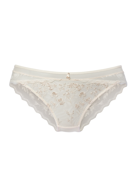 Bild: Panty von LASCANA: Edle Panty mit feinem Ringaccessoire vorne mittig. Aus Soft-Mesh mit zarter Blütenstickerei & floraler Spitze in transparenter Optik. Mit eingearbeitetem Baumwollzwickel. Passender BH aus der gleichen Serie erhältlich. Mit Liebe & Leidenschaft in Hamburg kreiert. Aus 78% Polyamid, 14% Polyester, 8% Elasthan.