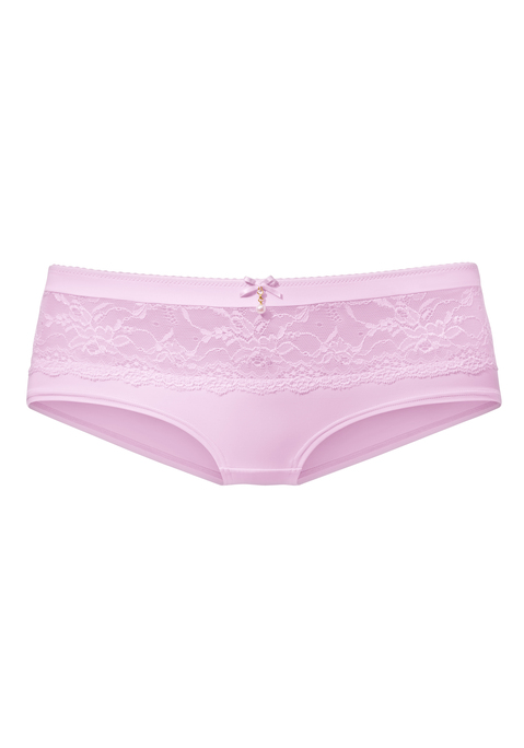 Bild: Panty von LASCANA: Lascana: Panty mit Spitzeneinsatz vorne. Hinten blickdicht. Mit Baumwollzwickel. Aus 80% Polyamid, 20% Elasthan.