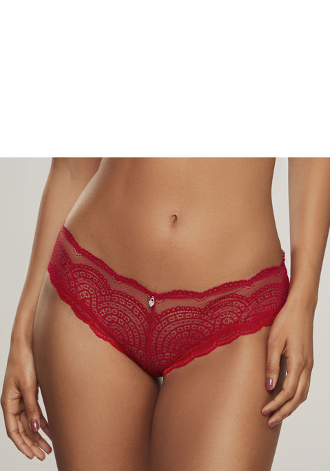 Bild: Panty von LASCANA: Feminine Panty mit edler Schnürung. Aus zarter Spitze und dezent transparentem Soft-Mesh. Mit eingearbeitetem Baumwollzwickel. Passende BHs aus der gleichen Serie erhältlich. Mit Liebe & Leidenschaft in Hamburg kreiert. Obermaterial: 88% Polyamid, 12% Elasthan.