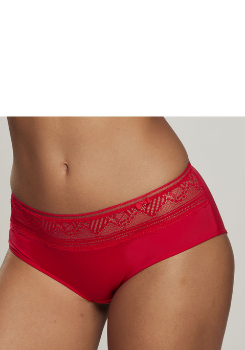 Bild: Panty von LASCANA: Feminine Panty mit feiner Zierschleife in der vorderen Mitte. Mit Bund aus anteilig recycelter Spitze in blumiger Optik. Mit eingearbeitetem Baumwollzwickel. Passende BH's aus der gleichen Serie erhältlich. Mit Liebe & Leidenschaft in Hamburg kreiert. Spitze aus 56% Polyamid recycelt, 27% Polyamid, 17% Elasthan, Microtouch aus 83% Polyamid recycelt, 17% Elasthan