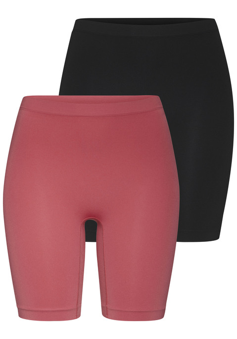 Bild: Panty von LASCANA: Lange Unterhose von Lascana im praktischen 2er-Pack. Modisches Radlerhosen-Design. Breiter Komfortbund. Ohne Seitennähte verarbeitet für noch mehr Komfort. Softe Microfaser-Qualität.