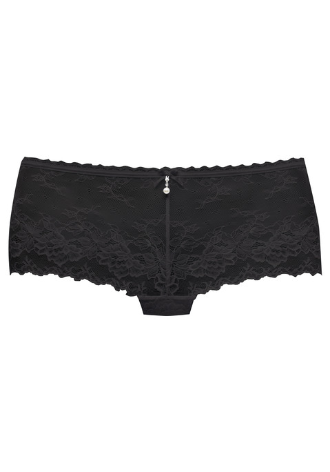 Bild: Panty von LASCANA: Feminine Panty in abdeckender Schnittform mit feiner Zierschleife und edlem Perlenaccessoire in der vorderen Mitte. Aus elastischer, dezent transparenter Jacquardspitze. Mit eingearbeitetem Baumwollzwickel. Passende BHs aus der gleichen Serie erhältlich. Mit Liebe & Leidenschaft in Hamburg kreiert. Aus 88% Polyamid, 6% Elasthan, 6% Polyester.