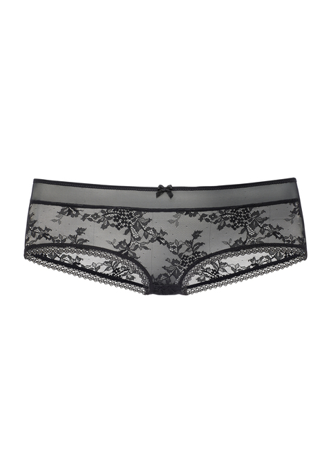 Bild: Panty von LASCANA: Feminine Panty mit feiner Zierschleife vorne mittig. Aus dezent transparenter Jacquardspitze. Mit eingearbeitetem Baumwollzwickel. Passender BH aus der gleichen Serie erhältlich. Mit Liebe & Leidenschaft in Hamburg kreiert. Aus  88% Polyamid, 12% Elasthan.