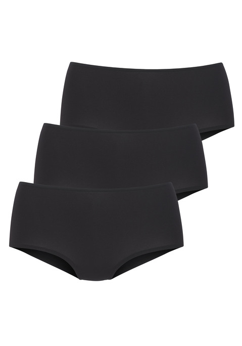 Bild: Panty von LASCANA: Lascana Pantys im 3er-Pack. Mit flachen, elastischen Abschlüssen für eine bequeme Passform. Aus weicher, anschmiegsamer Modal-Qualität.