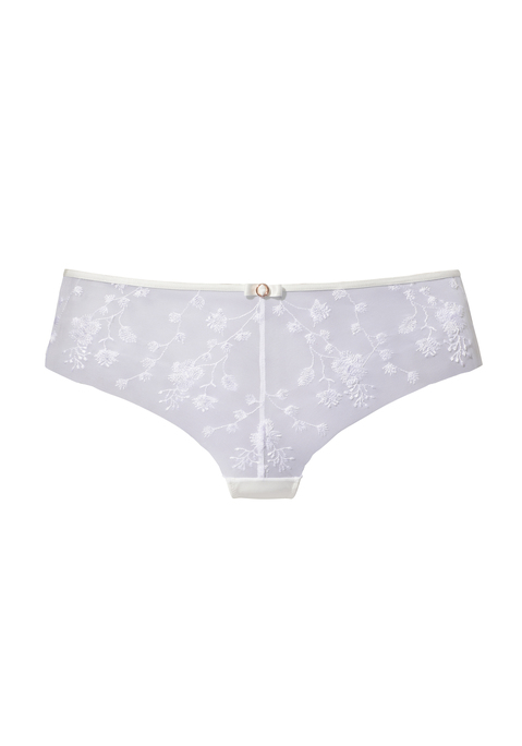 Bild: Panty von LASCANA: Verspielte Panty mit hübscher Zierschleife und Accessoire in der vorderen Mitte. Leicht transparent mit hübscher Blumen-Stickereispitze. Verführerisches Cut-Out und dezentem Accessoire in der hinteren Mitte. Mit eingearbeitetem Baumwollzwickel. Mit Liebe & Leidenschaft in Hamburg kreiert. Transparente Unterwäsche. Verführerische Dessous. Aus 90% Polyamid, 10% Elasthan.