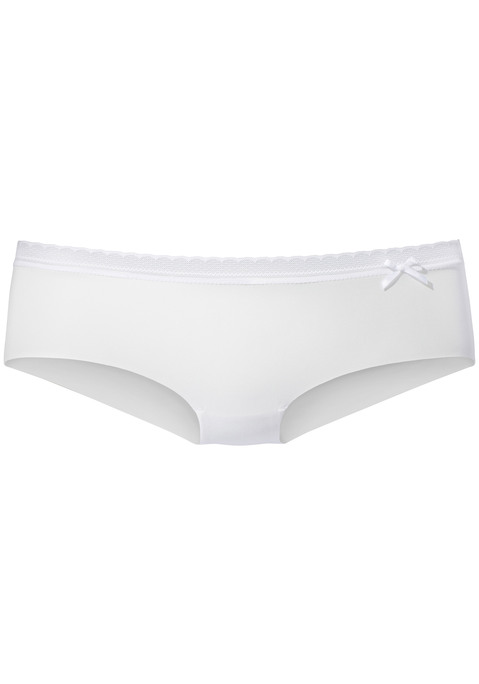 Bild: Panty von LASCANA: Modische Panty mit nahtloser Verarbeitung in abdeckender Schnittform. Aus softem Microtouch-Material. Mit hübschem Spitzenbund und feiner Zierschleife vorne mittig. Mit eingearbeitetem Baumwollzwickel. Mit Liebe & Leidenschaft in Hamburg kreiert. Aus 65% Polyamid, 35% Elasthan.