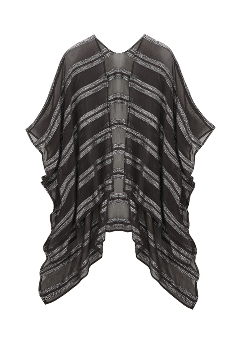 Bild: Pareo von LASCANA: Pareo von LASCANA. Aus 96% Viskose und 4% Lurex. Rückenlänge 73cm, Breite 103cm.