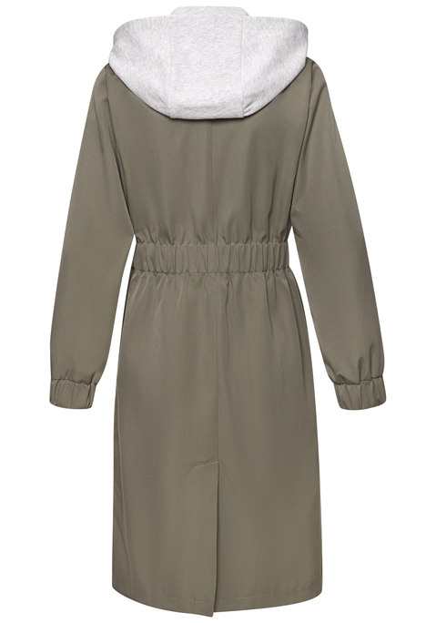 Bild: Parka von LASCANA: Stilvoller Trenchcoat von Lascana. Integrierter Gummizug am Rücken und ein Bindegürtel für eine optimale Passform. Abnehmbare Jersey-Kapuze mit Knopfverschluss. Knöpfe in Hornoptik. Ideal für die Übergangszeit. Pflegeleichte, gefütterte Webqualität.