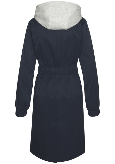 Bild: Parka von LASCANA: Stilvoller Trenchcoat von Lascana. Integrierter Gummizug am Rücken und ein Bindegürtel für eine optimale Passform. Abnehmbare Jersey-Kapuze mit Knopfverschluss. Knöpfe in Hornoptik. Ideal für die Übergangszeit. Pflegeleichte, gefütterte Webqualität.
