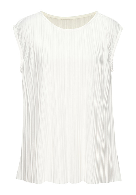 Bild: Pliseetop von LASCANA: Plisseetop von Lascana mit Rundhalsausschnitt. Lockere Passform. Vielseitig kombinierbar. Weich fließende Qualität mit Viskoseanteil.