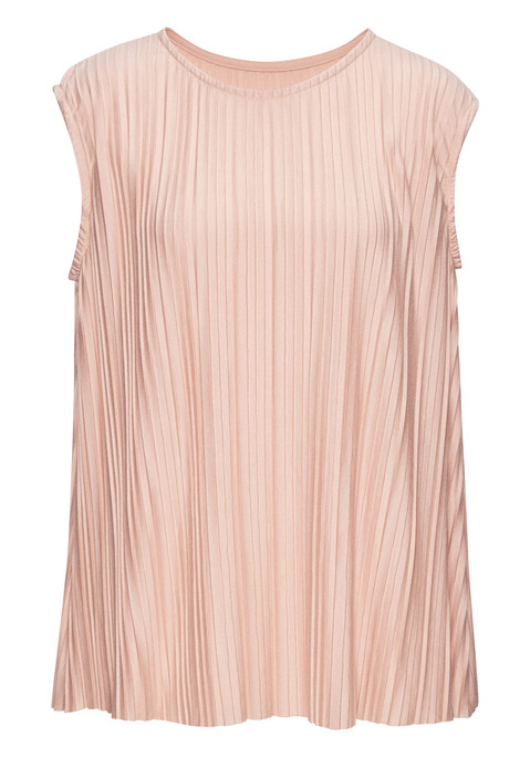 Bild: Pliseetop von LASCANA: Plisseetop von Lascana mit Rundhalsausschnitt. Lockere Passform. Vielseitig kombinierbar. Weich fließende Qualität mit Viskoseanteil.