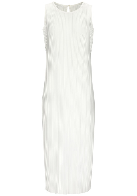 Bild: Plisseekleid von LASCANA: Modisches Midikleid von Lascana mit breiten Trägern. Gerade zulaufende Passform. Vielseitig zu stylen und perfekt für warme Tage. Weiche Jerseyware im Plissee-Look.