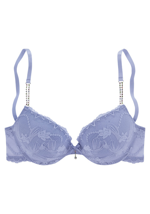 LASCANA Push-up-BH Damen blau Gr.70D