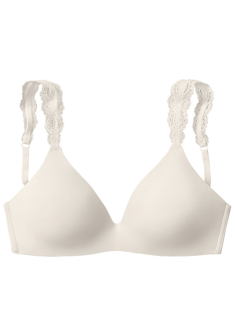 LASCANA Push-up-BH Damen creme Gr.70A