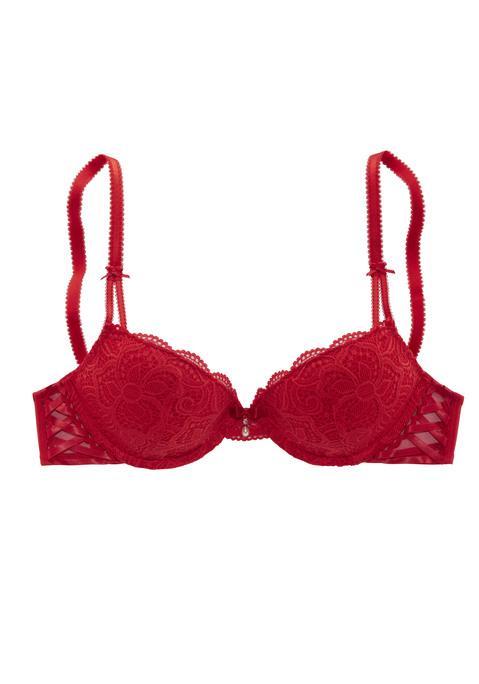 LASCANA Push-up-BH Damen rot Gr.85A