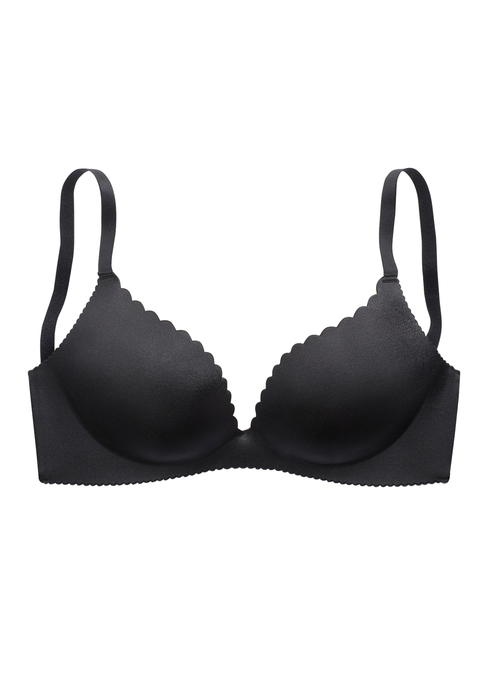 LASCANA Push-up-BH Damen schwarz Gr.75C