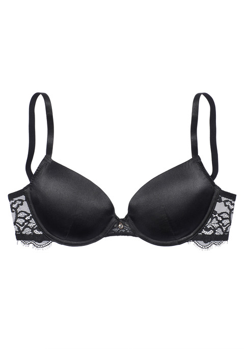 LASCANA Push-up-BH Damen schwarz Gr.75A