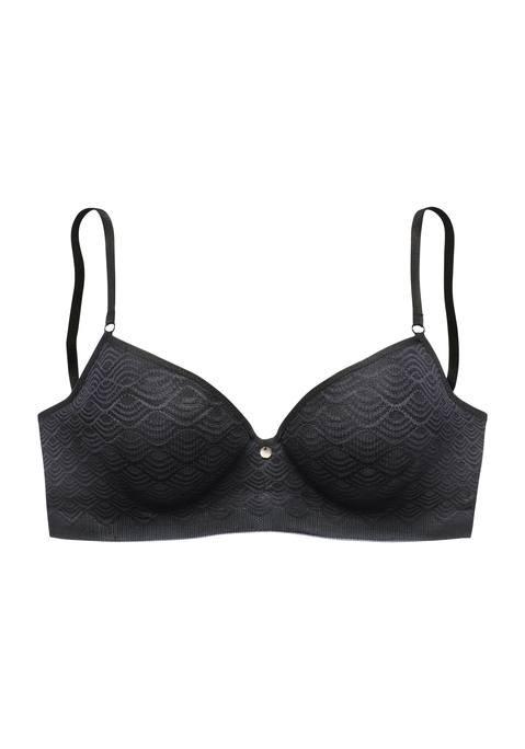 Bild: Push-up-BH von LASCANA: Modischer Push-up-BH mit Bügel in Bandeau-Form. Aus Spitze in moderner Optik mit extraflachen Kanten. Cups mit integrierten Kissen - für ein tolles Dekolleté. Individuell verstellbare Träger sowie Rückenverschluss. Mit Liebe & Leidenschaft in Hamburg kreiert. Aus 84% Polyamid, 16% Elasthan.
