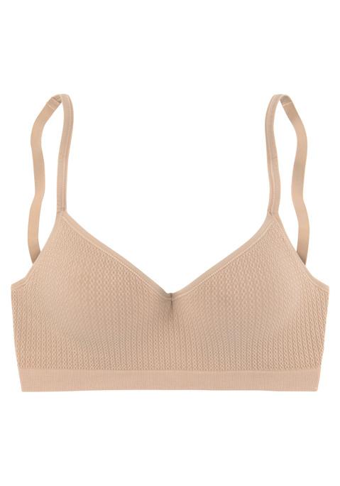 Bild: Push-up-BH von LASCANA: Modischer Push-up-BH mit integrierten Kissen. Cups überzogen mit weicher Baumwollmischung mit elastischem Gummibund. Integrierte Formbügel auf nahtlos vorgeformte Schalen. Individuell verstellbare Träger und Rückenverschluss. Mit Liebe & Leidenschaft in Hamburg kreiert. Obermaterial: 50% Baumwolle, 33% Polyamid, 14% Polyester, 3% Elasthan.