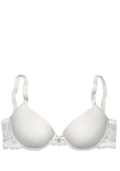 LASCANA Push-up-BH Damen creme Gr.70A