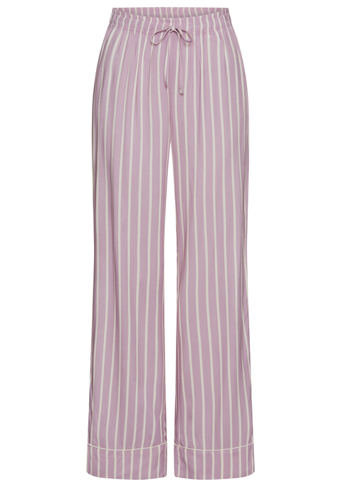 Bild: Pyjamahose von LASCANA: Lange Pyjamahose von Lascana mit weitem Bein. Elastischer Bund mit Bindeband. Stilvolle leichte Webware aus Viskose.