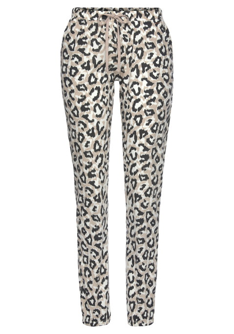 Bild: Pyjamahose von LASCANA: Pyjamahose von Lascana mit seitlichen Eingrifftaschen und elastischem Tunnelzugbund. Mit Bündchen an den Ärmelsäumen. Obermaterial: 50% Baumwolle (unterstützt Cotton made in Africa) , 50% Viskose