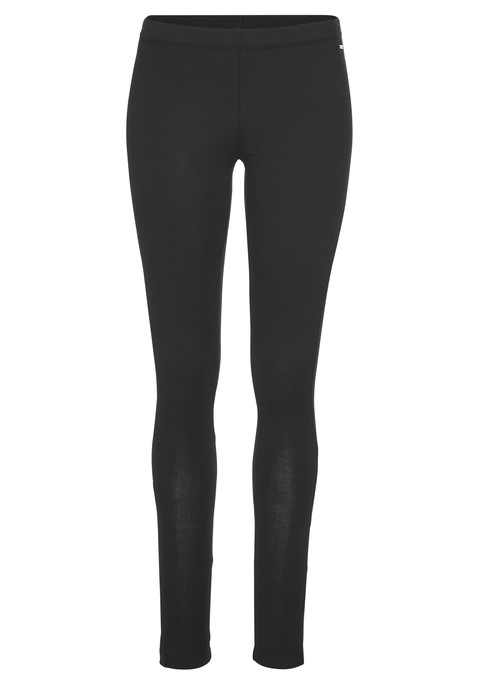 Bild: Pyjamahose von LASCANA: Lange Schlafleggins von Lascana. Mit breitem, elastischem Bündchen. Obermaterial: 92% Baumwolle (unterstützt Cotton made in Africa)  , 8% Elasthan