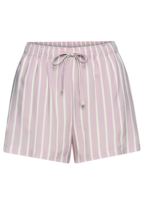 Bild: Pyjamashorts von LASCANA: Schöne Pyjamashorts von Lascana mit hohem Komfortfaktor. Elastischer Bund mit Tunnelzug und Bindeband. Praktische Eingrifftaschen. Stilvolle Webware aus luftiger Viskose.
